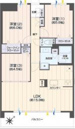 パークサイドシティ船橋　510号室　《火災保険料弊社負担＆御引越などで使用頂ける現金3万円》