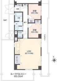 ライオンズマンション船橋三咲　503号室　《火災保険料弊社負担＆御引越などで使用頂ける現金3万円》