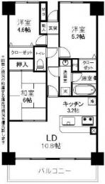 柏プリンスハイツ　403号室　《火災保険料弊社負担＆御引越などで使用頂ける現金3万円》