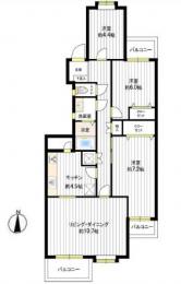 セントラルコーポ船橋5号棟　301号室　《火災保険料弊社負担＆御引越などで使用頂ける現金3万円》