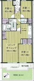 パスコマンション船橋　106号室　《火災保険料弊社負担＆御引越などで使用頂ける現金3万円》