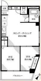 タウンハイツ亀有1号棟　406号室　《火災保険料弊社負担＆御引越などで使用頂ける現金3万円》