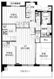 プラウド検見川浜　302号室　《火災保険料弊社負担＆御引越などで使用頂ける現金15万円》