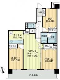ライオンズマンション青砥リバーサイド　2階《火災保険料弊社負担＆御引越などで使用頂ける現金15万円》