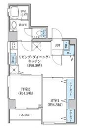 セザール小岩マンション　304号室　《火災保険料弊社負担＆御引越などで使用頂ける現金3万円》