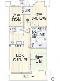 コスモ葛西臨海公園ロイヤルコート 3階《火災保険料弊社負担＆御引越などで使用頂ける現金15万円》