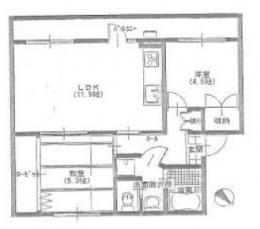 磯辺第一公団16棟　301号室　《火災保険料弊社負担＆御引越などで使用頂ける現金3万円》