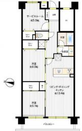 アンビシャスマンション西船橋　302号室　《火災保険料弊社負担＆御引越などで使用頂ける現金15万円》