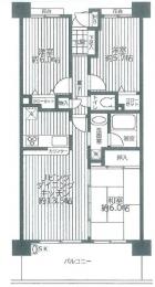 親水公園ダイヤモンドマンション　502号室《火災保険料弊社負担＆御引越などで使用頂ける現金10万円》
