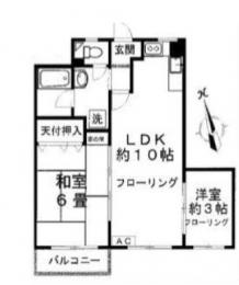 青砥ハイツ　301号室　《火災保険料弊社負担＆御引越などで使用頂ける現金3万円》