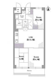 尾久橋スカイハイツ　815号室　《火災保険料弊社負担＆御引越などで使用頂ける現金10万円》