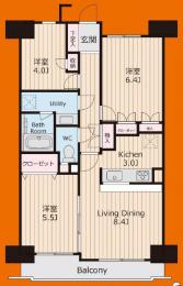 藤和菊川ホームズ　502号室　《火災保険料弊社負担＆御引越などで使用頂ける現金20万円》
