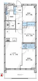 千住第２ローヤルコーポ　302号室《火災保険料弊社負担＆御引越などで使用頂ける現金10万円》
