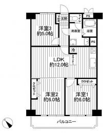 マンションニュー中山　519号室　《火災保険料弊社負担＆御引越などで使用頂ける現金10万円》