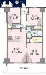 エクレール南行徳　505号室　《火災保険料弊社負担＆御引越などで使用頂ける現金10万円》