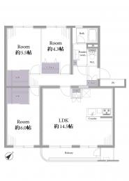 船橋ハイツ５号棟　307号室　《火災保険料弊社負担＆御引越などで使用頂ける現金3万円》