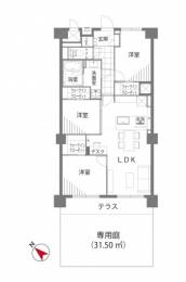 日商岩井宇喜田マンション　114号室　《火災保険料弊社負担＆御引越などで使用頂ける現金15万円》