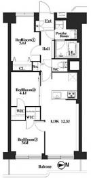 日商岩井亀戸マンション　512号室　《火災保険料弊社負担＆御引越などで使用頂ける現金15万円》