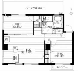 大島コーポ　401号室　《火災保険料弊社負担＆御引越などで使用頂ける現金15万円》