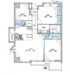 東急ドエル・アルス南砂サルーテ　302号　《火災保険料弊社負担＆御引越などで使用頂ける現金20万円》