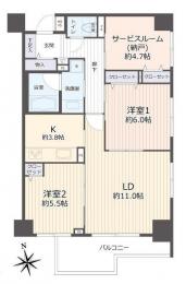 イクシア西新井　204号室　《火災保険料弊社負担＆御引越などで使用頂ける現金15万円》