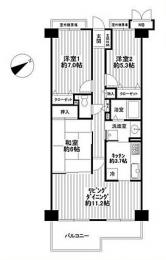 コスモ津田沼グレイスシティＡ棟　802号室　《火災保険料弊社負担＆御引越などで使用頂ける現金3万円》