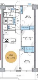 エクセル大島　902号室　《火災保険料弊社負担＆御引越などで使用頂ける現金15万円》