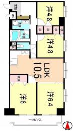 エンゼルハイム竹の塚第5　504号室　≪火災保険料弊社負担＆御引越などで使用頂ける現金10万円≫
